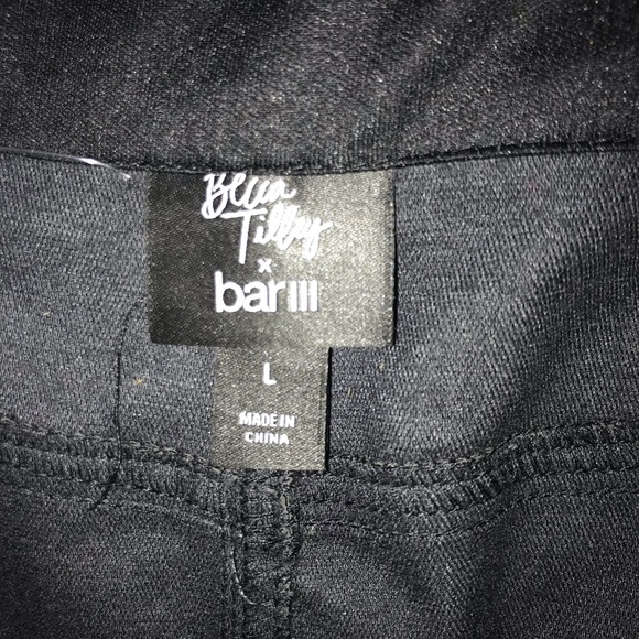 NEW never worn. Pleather skirt with Belt. All Sales are Final - Picture 3 of 3